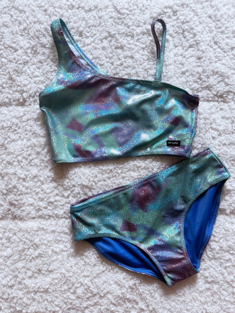 Ava & Yelly girls two piece swim suit